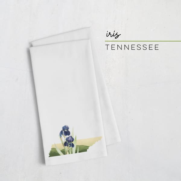 Tennessee Iris | State Flower Series - Tea Towel - State Flower