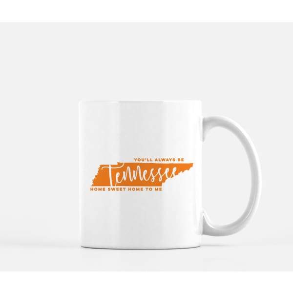 Tennessee State Song | You’ll Always Be Home Sweet Home To Me - Mug | 11 oz / DarkOrange - State Song
