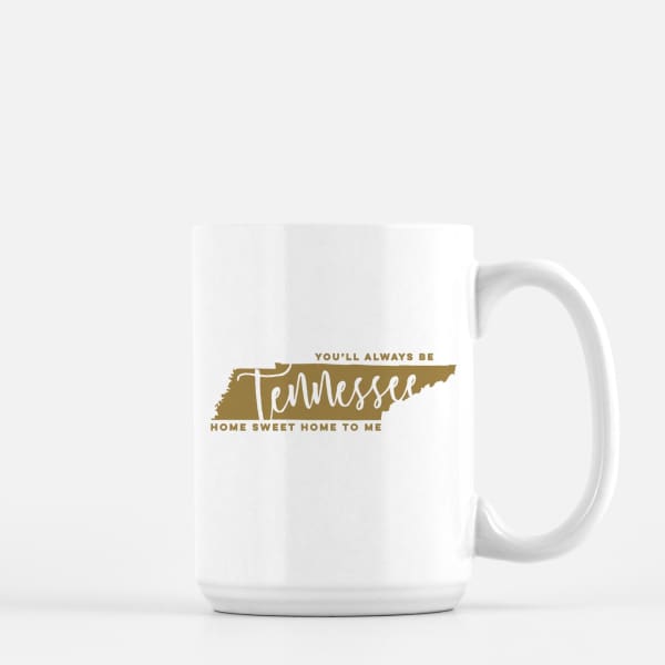 Tennessee State Song | You’ll Always Be Home Sweet Home To Me - Mug | 15 oz / DarkKhaki - State Song
