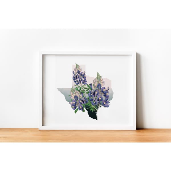 Texas Bluebonnet | State Flower Series - 5x7 Unframed Print - State Flower
