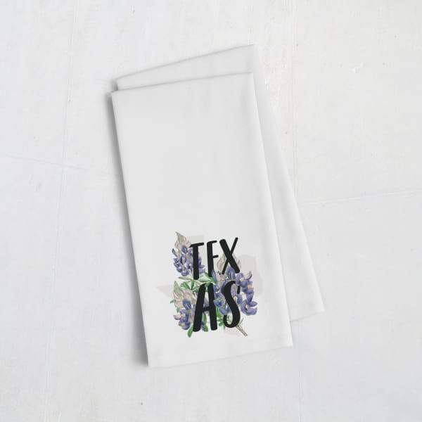 Texas state flower | Bluebonnet - Tea Towel - State Flower