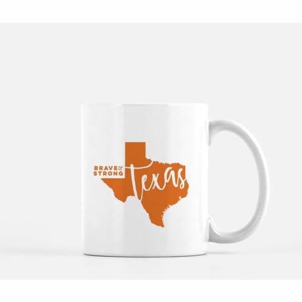 Texas State Song | Brave and Strong - 5x7 Unframed Print / DarkOrange - State Song