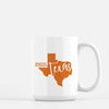 Texas State Song | Brave and Strong - Mug | 15 oz / DarkOrange - State Song