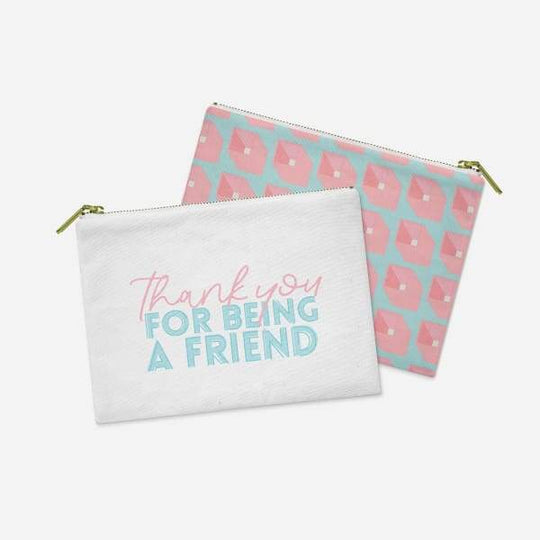 Thank You For Being a Friend | Miami Vibes Collection - Pouch | Small - 80s Miami Vibes