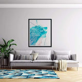 There’s a Path You Take | Miami Vibes Collection - 5x7 FRAMED Print - 80s Miami Vibes