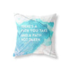 There’s a Path You Take | Miami Vibes Collection - Pillow | Square - 80s Miami Vibes