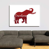 Tuscaloosa Alabama red elephant - City Map Skyline