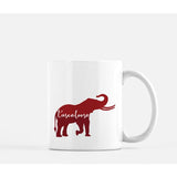 Tuscaloosa Alabama red elephant - Mug | 11 oz - City Map Skyline