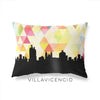 Villavicencio Colombia geometric skyline - Pillow | Lumbar / Yellow - Geometric Skyline