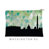 Washington DC geometric skyline - 5x7 Unframed Print / Green - Geometric Skyline