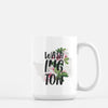 Washington state flower | Coast Rhododendron - Mug | 15 oz - State Flower