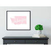 Washington State Song | My Home - 5x7 Unframed Print / MistyRose - State Song