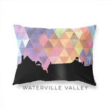 Waterville Valley New Hampshire geometric skyline - Pillow | Lumbar / RebeccaPurple - Geometric Skyline