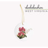West Virginia Rhododendron | State Flower Series - Ornament - State Flower