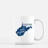 West Virginia State Song | Mountaineers Always Free - Mug | 15 oz / Navy - State Song