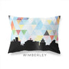 Wimberley Texas geometric skyline - Pillow | Lumbar / LightSkyBlue - Geometric Skyline