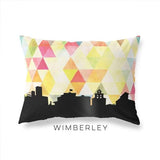 Wimberley Texas geometric skyline - Pillow | Lumbar / Yellow - Geometric Skyline