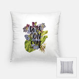 Wisconsin state flower | Violet - Pillow | Square - State Flower