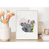 Wisconsin Violet | State Flower Series - 5x7 Unframed Print - State Flower