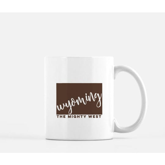 Wyoming State Song | The Mighty West - Mug | 11 oz / SaddleBrown - State Song